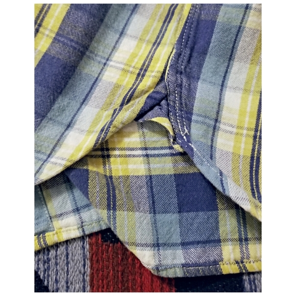 DOUBLE RL RALPH LAUREN RRL PLAID FLANNEL SHIRT- MEN'S SIZE LARGE - Picture 7 of 9